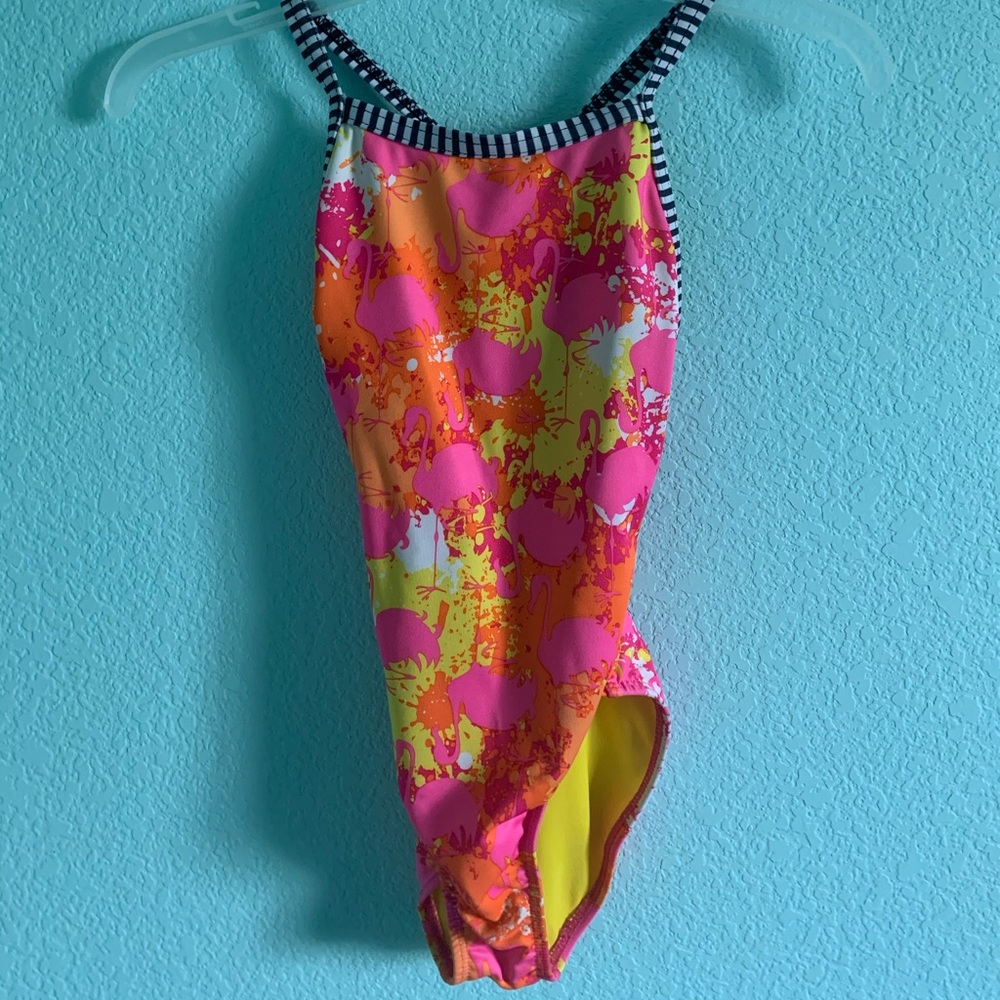 Dolfin Uglies Pink and Orange Swim Suit